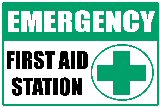 Emergency: First Aid Station
